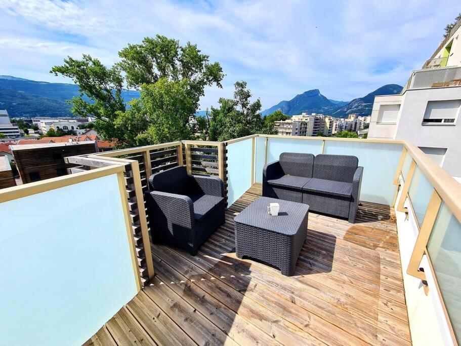 Grand Appartement Avec Vue Magnifique - Vercors - Une Experience Unique - Wifi Gratuit Grenoble Zewnętrze zdjęcie
