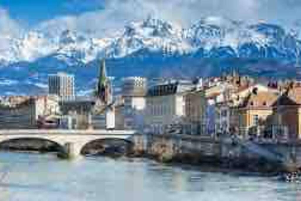 Grand Appartement Avec Vue Magnifique - Vercors - Une Experience Unique - Wifi Gratuit Grenoble Zewnętrze zdjęcie